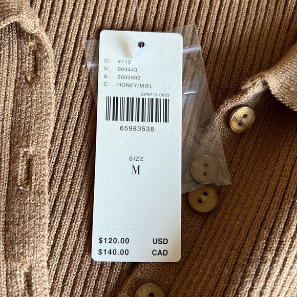 Ribbed vintage Camel sweater - Picture 5 of 6